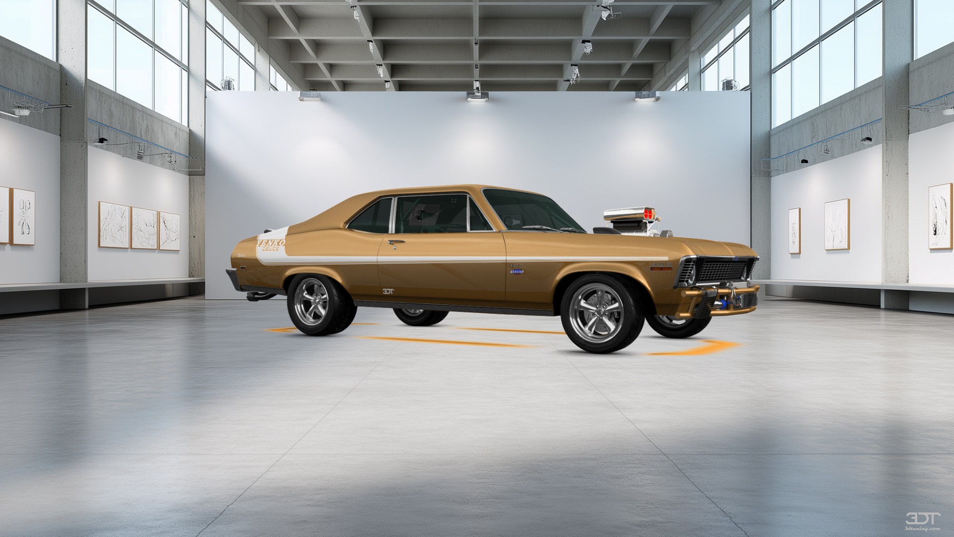 Tuning Chevrolet Chevy II Nova 2 Door Coupe 1968