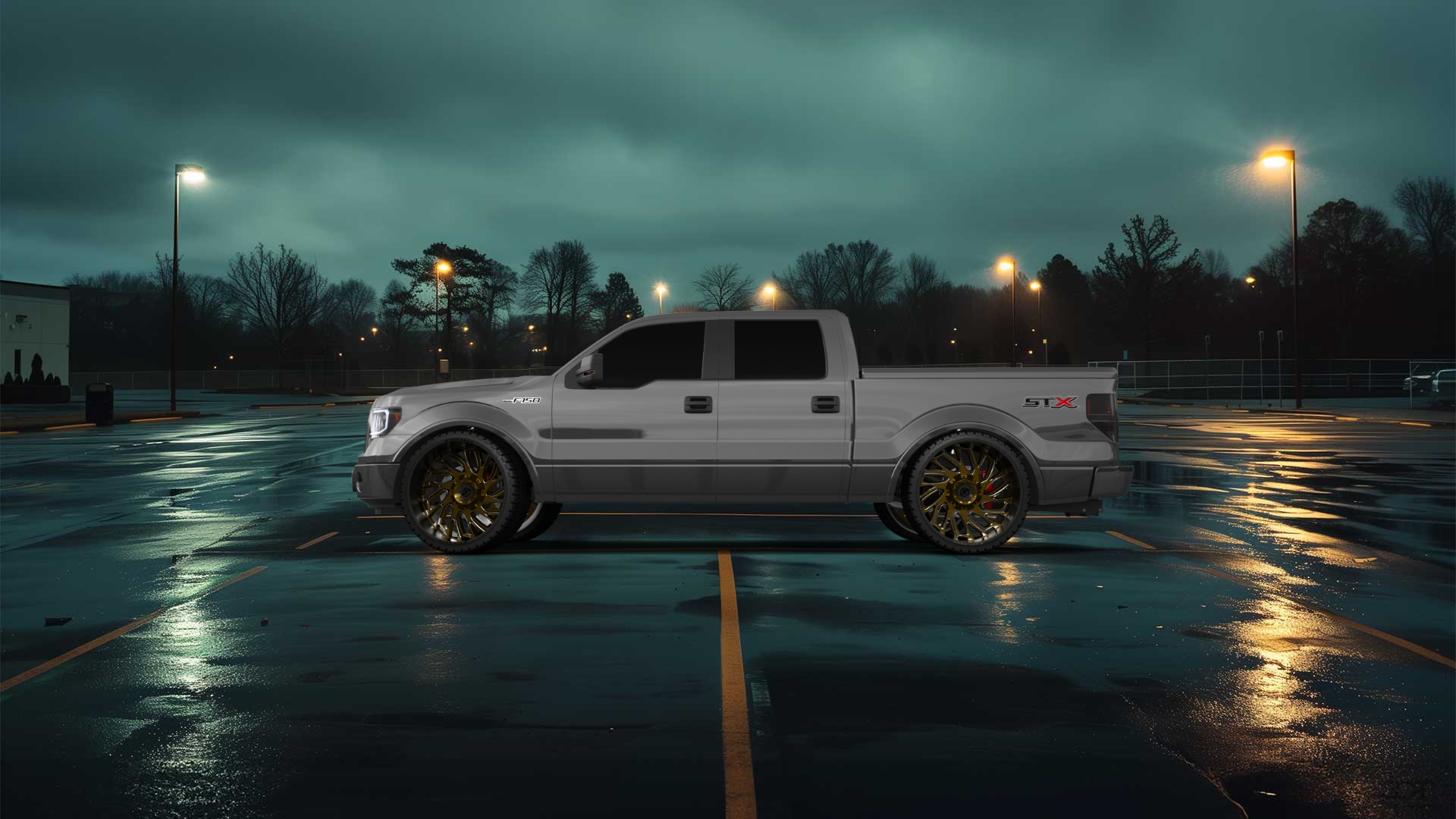 Ford F-150 Crew Cab 4 Door pickup truck 2013 tuning
