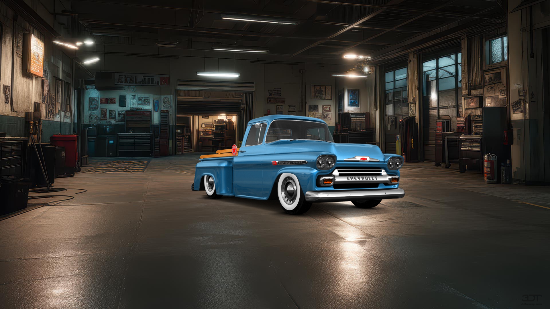 Chevrolet Apache Stepside 2 Door pickup truck 1959