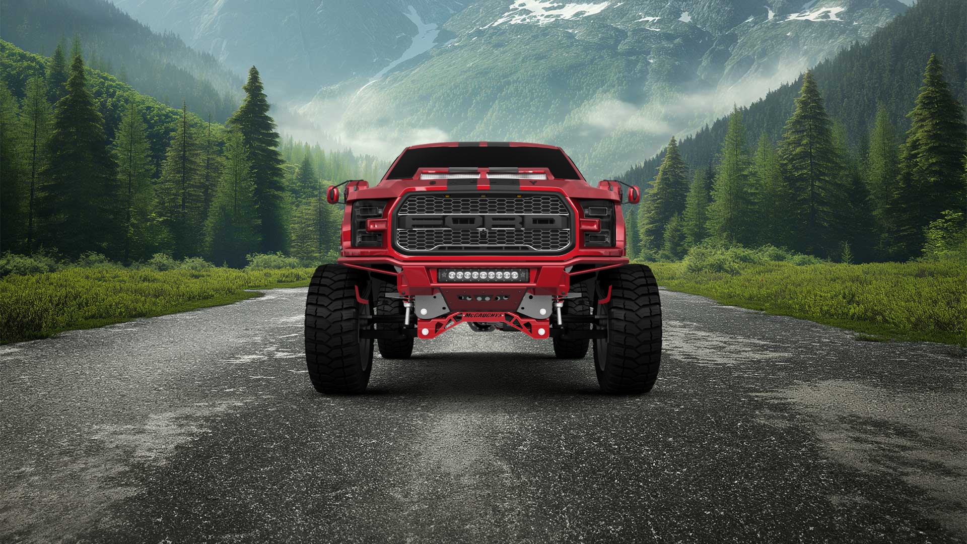 Ford F-150 Raptor 4 Door pickup truck 2017