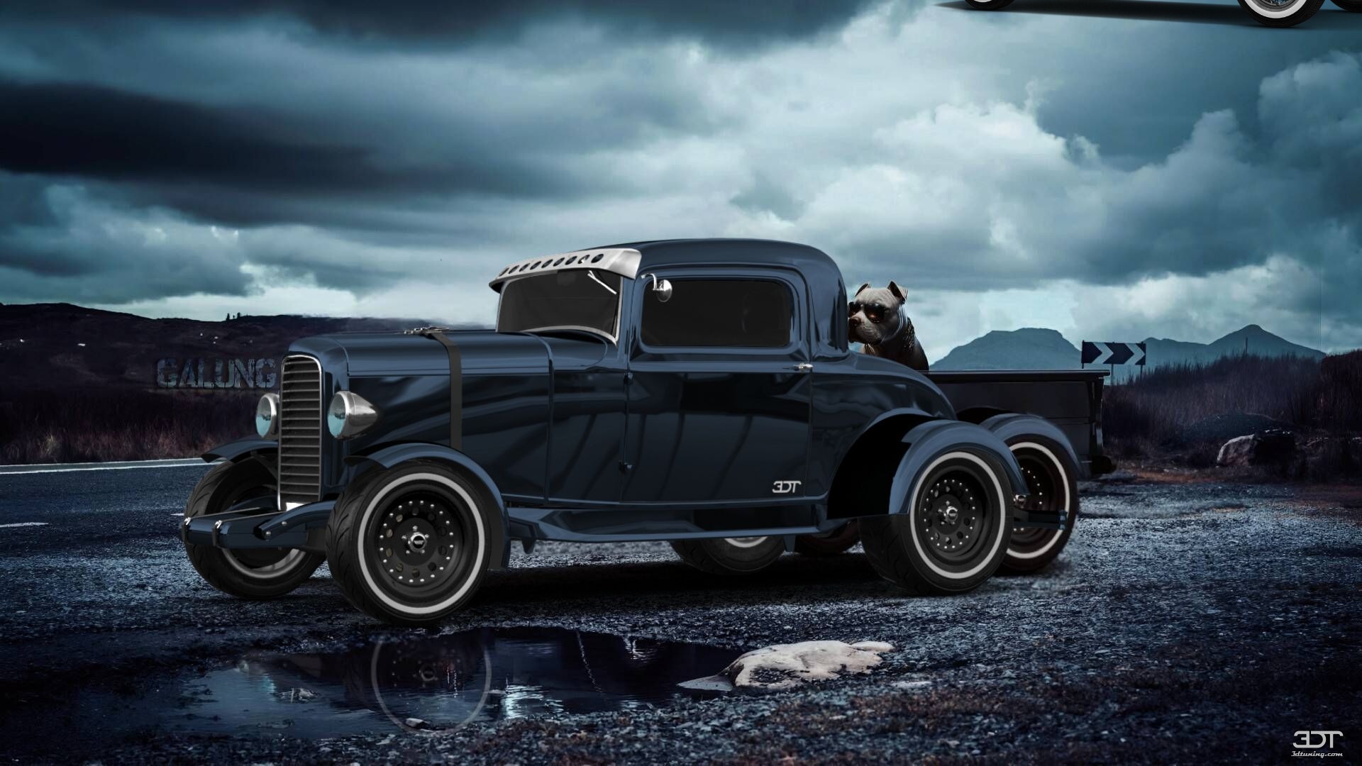 Tuning Ford Model B Deluxe 2 Door Coupe 1932