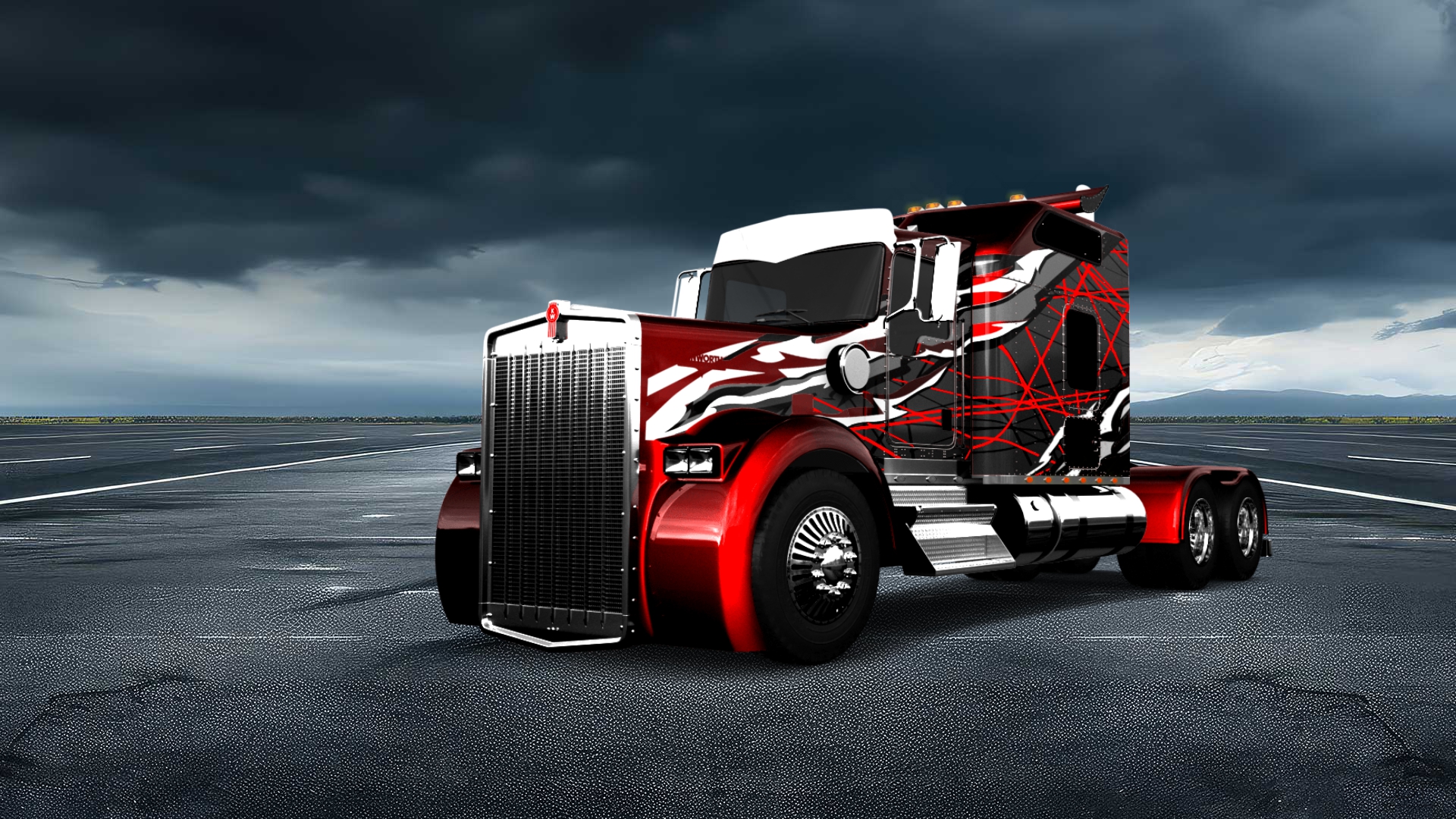 Kenworth W900 Sleeper Cab Truck 2015
