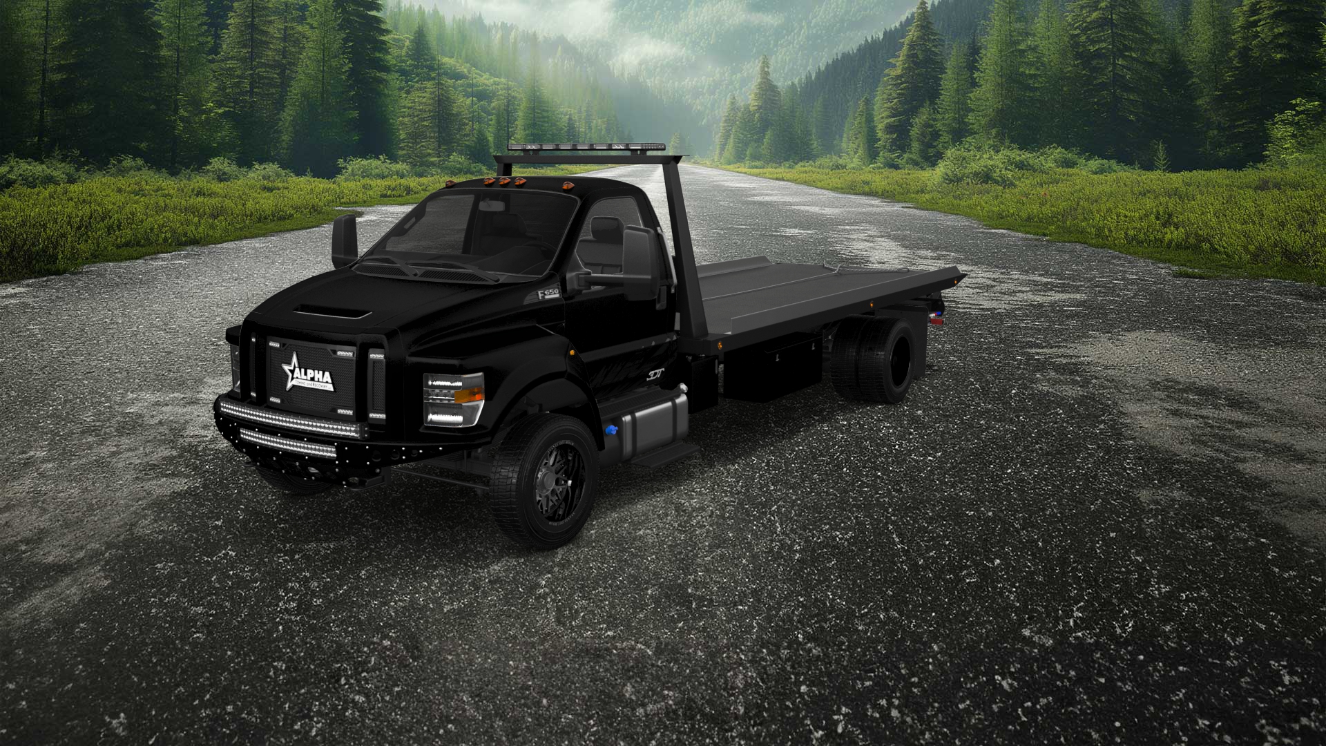 Ford F-650 Tow Truck Pickup 2016 tuning