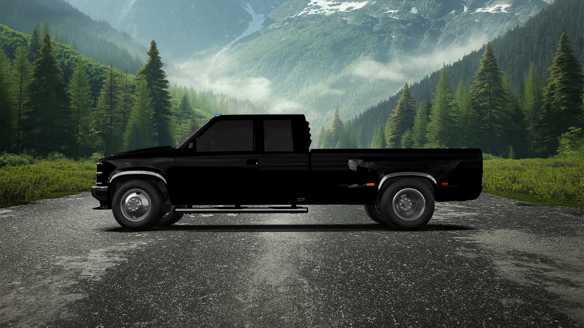Chevrolet K3500 Extended Cab Pickup Truck 1988