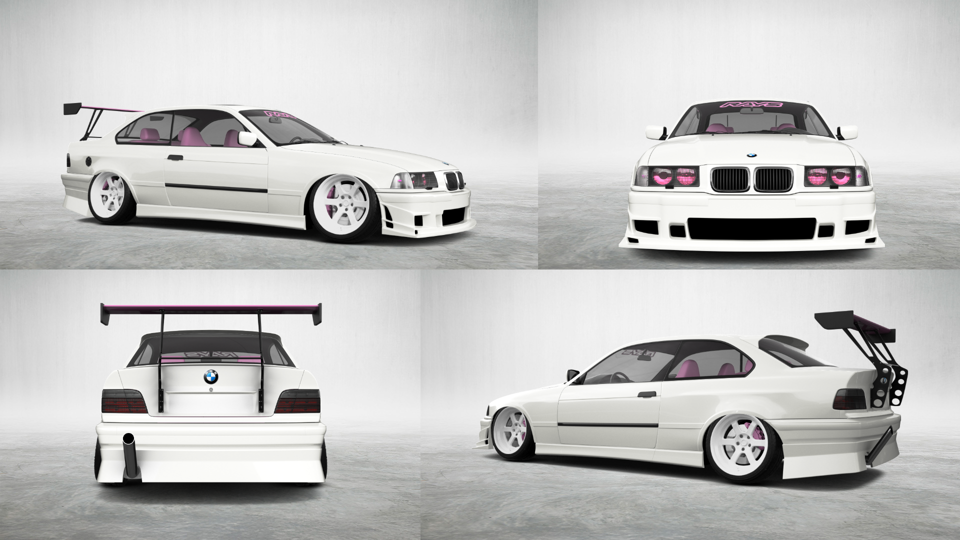 BMW 3 Series 2 Door Coupe 1993 tuning