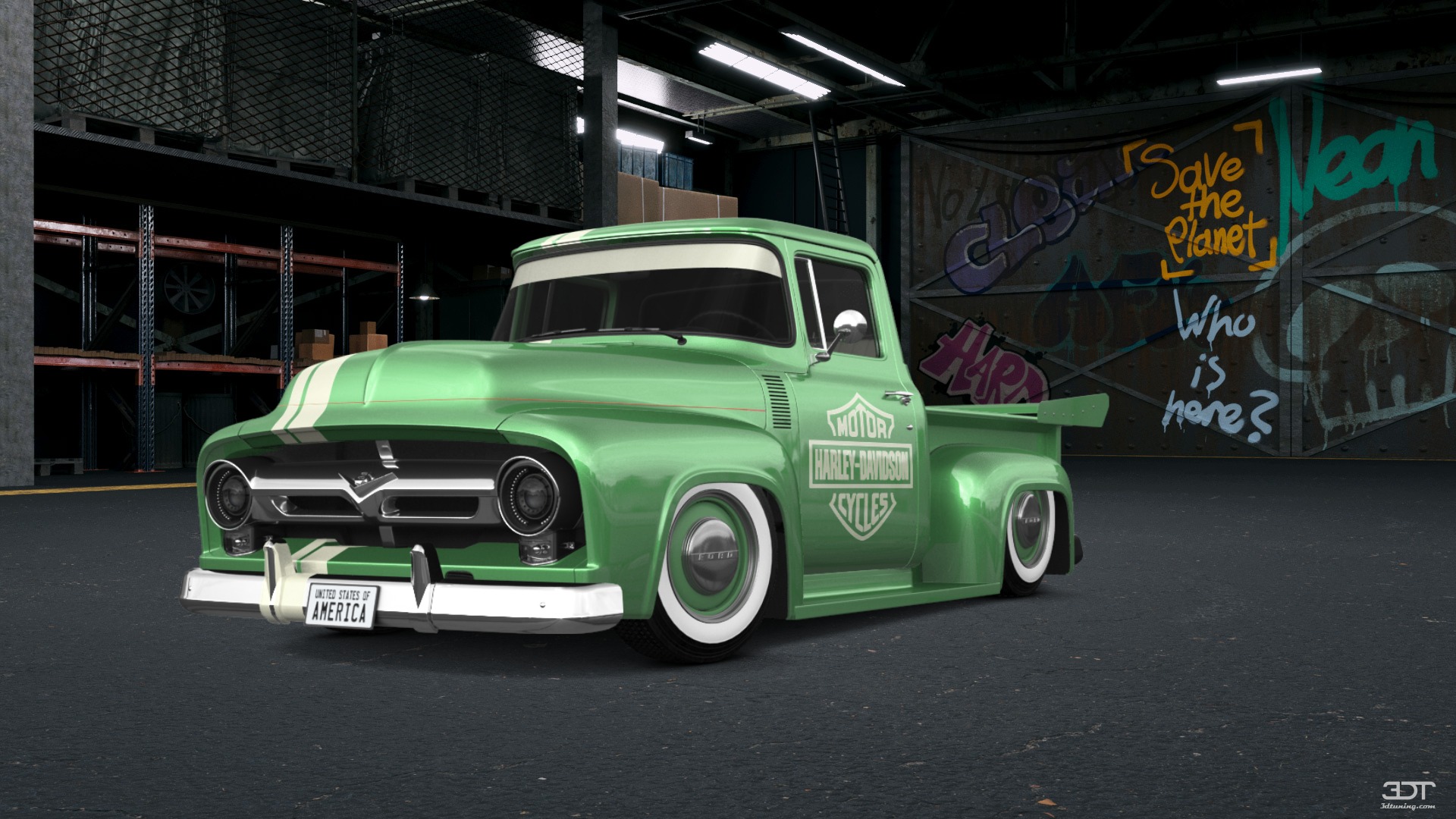Ford F-100 2 Door truck 1956 Images