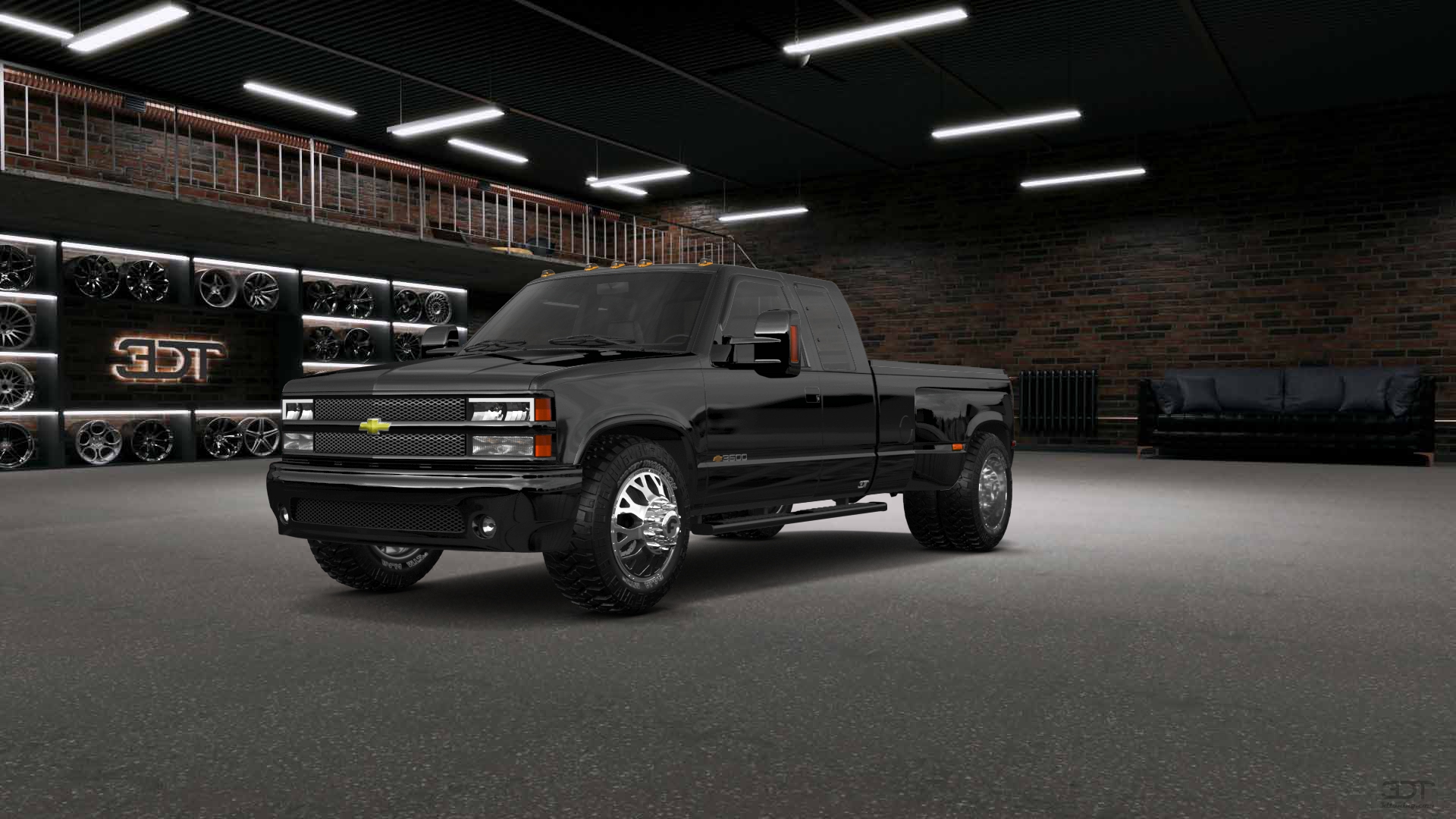 Chevrolet K3500 Extended Cab Pickup Truck 1988 tuning