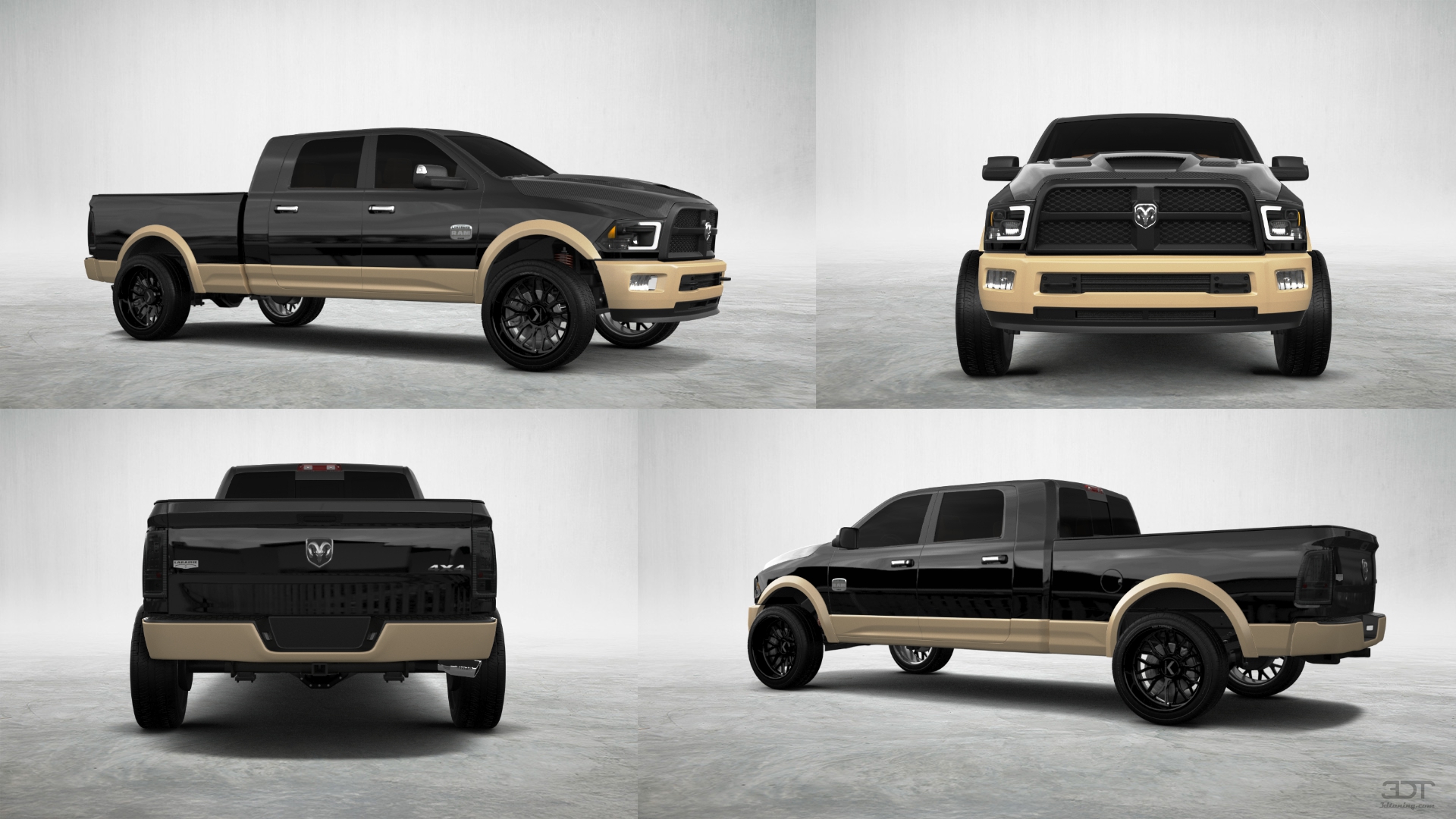 Dodge Ram 2500 Mega Cab 6.4 ft box 4 Door pickup truck 2010