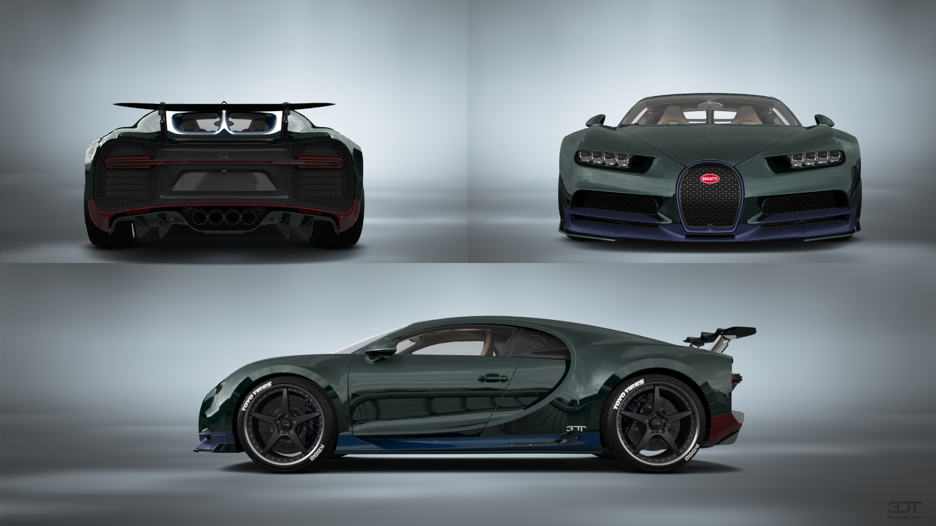 Bugatti Chiron 2 Door Coupe 2016 tuning