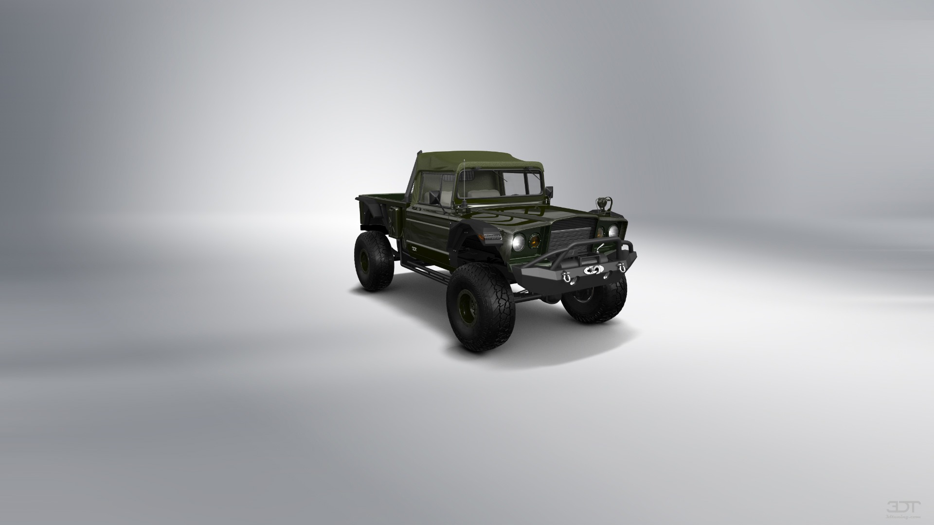 Tuning Jeep Kaiser M715 2 Door pickup truck 1968