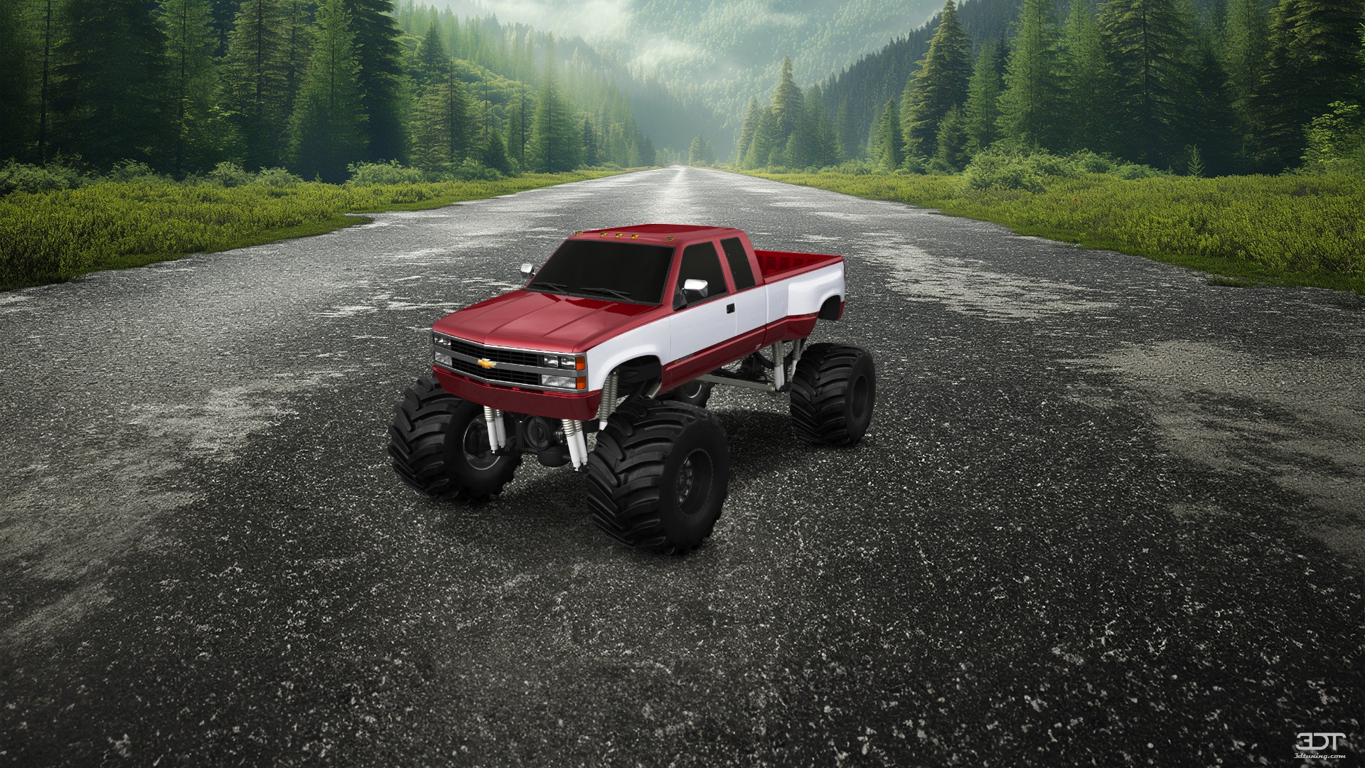 Chevrolet K3500 Extended Cab Pickup Truck 1988 tuning