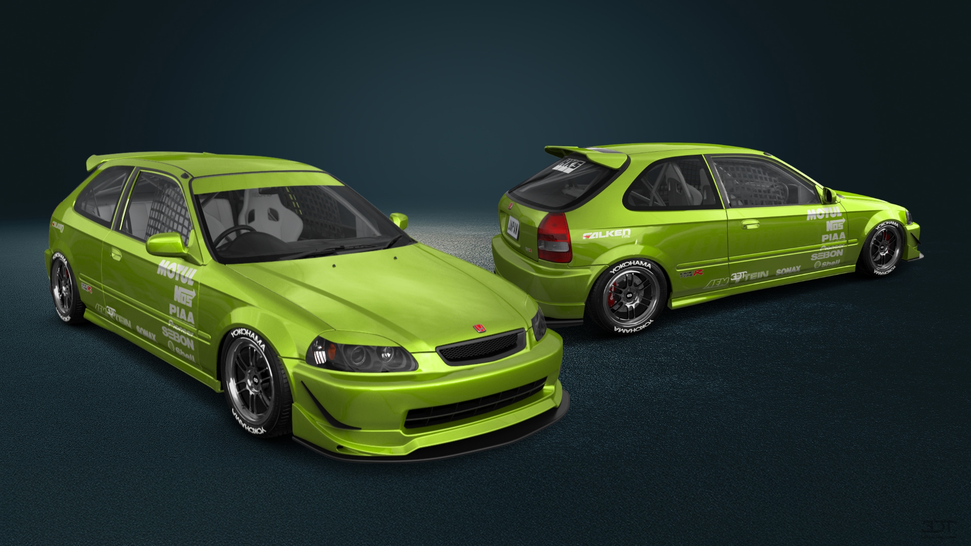 Honda Civic 3 Door Hatchback 1997 Images