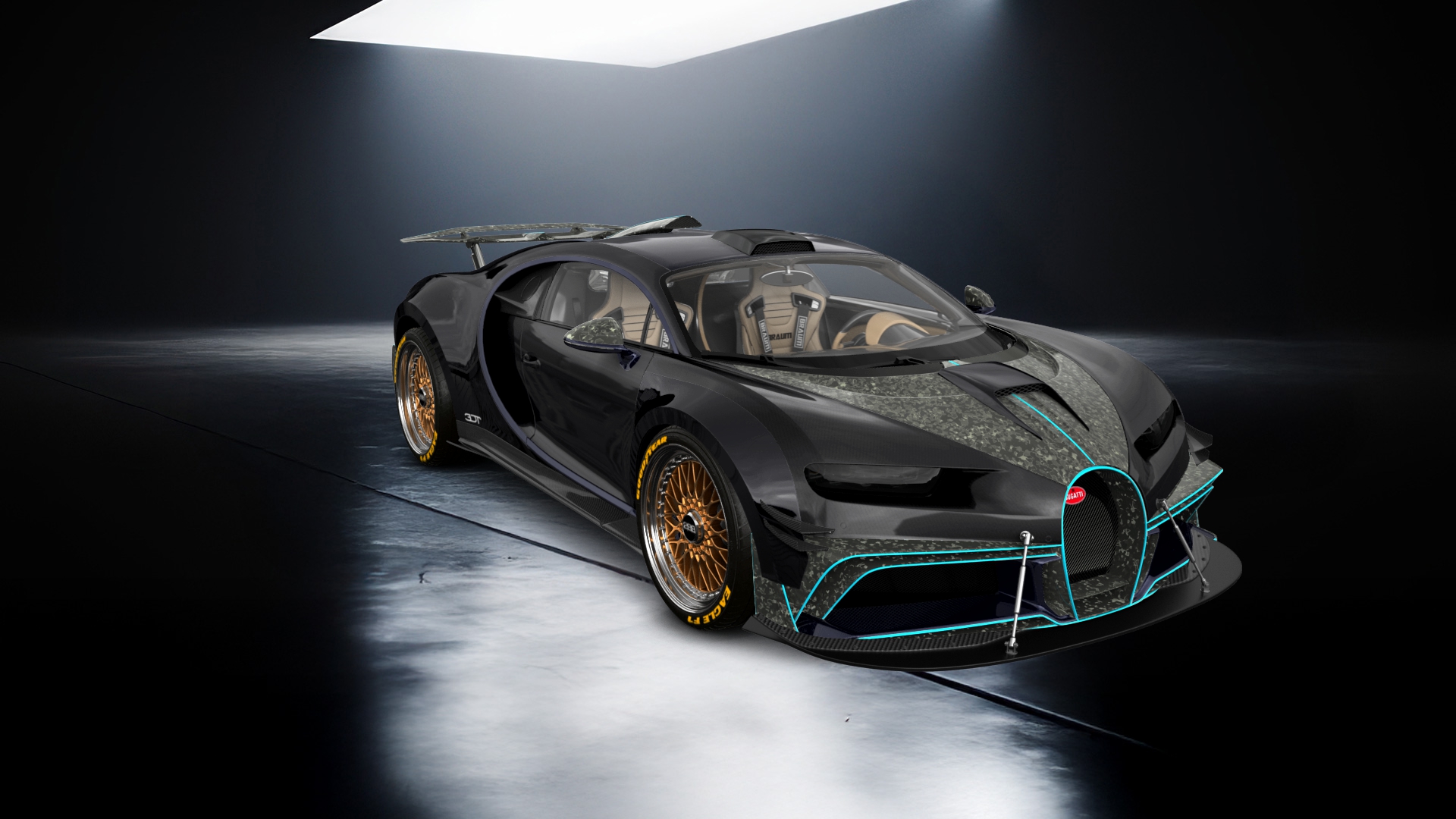 Bugatti Chiron 2 Door Coupe 2016 tuning