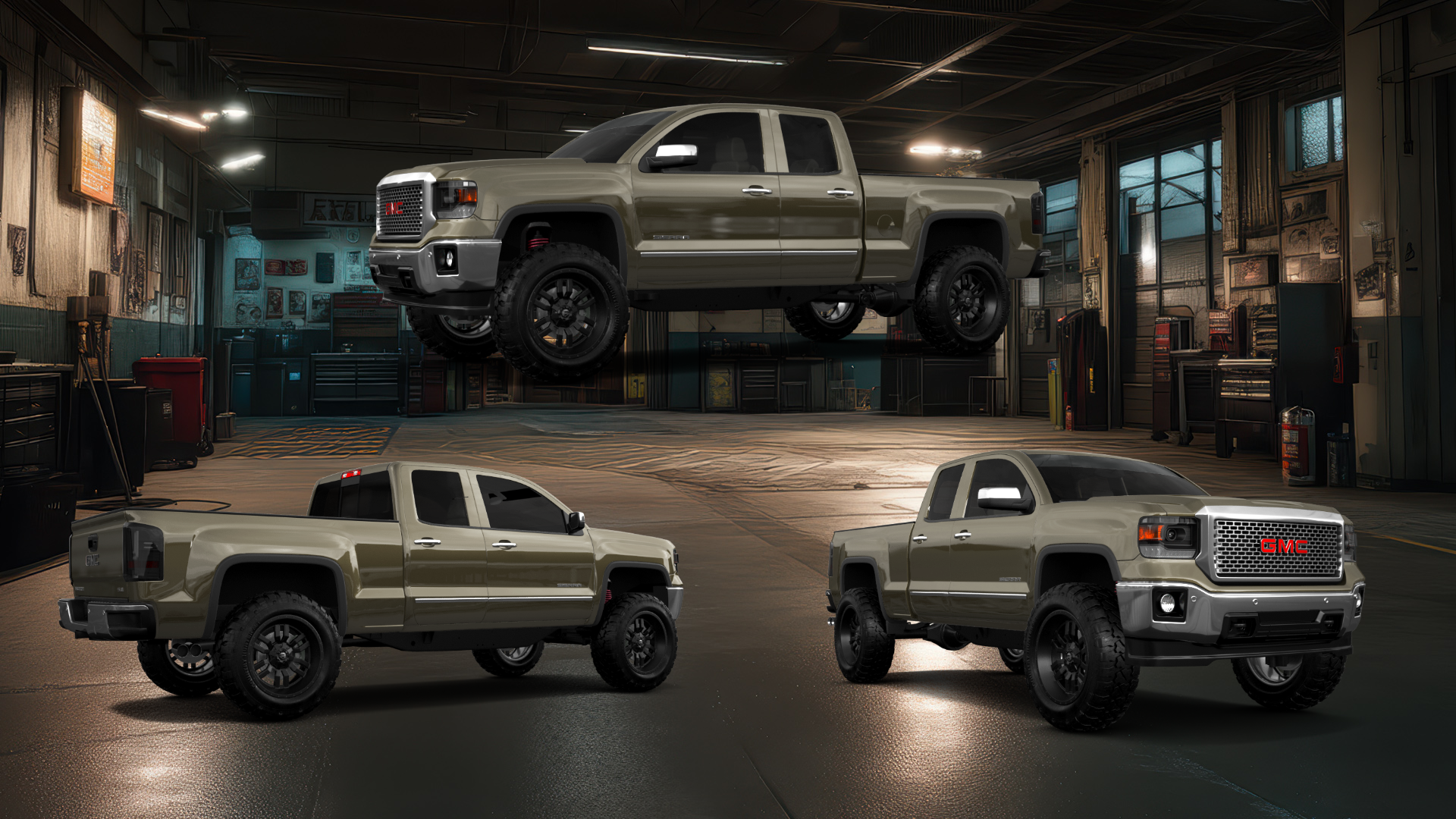 GMC Sierra 1500 Double Cab 6.5 4 Door Truck 2014 tuning