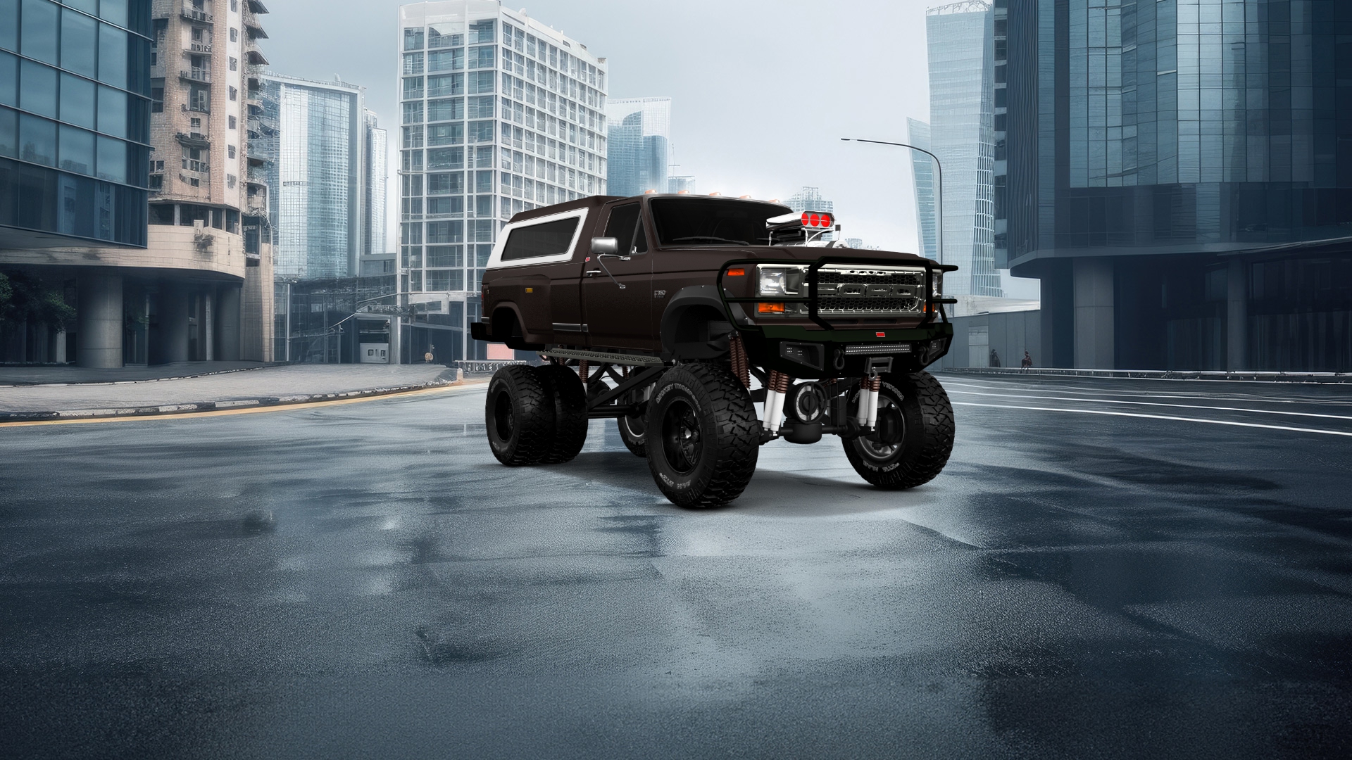 Ford F-350 Dually Regular Cab 2 Door pickup truck 1980 tuning