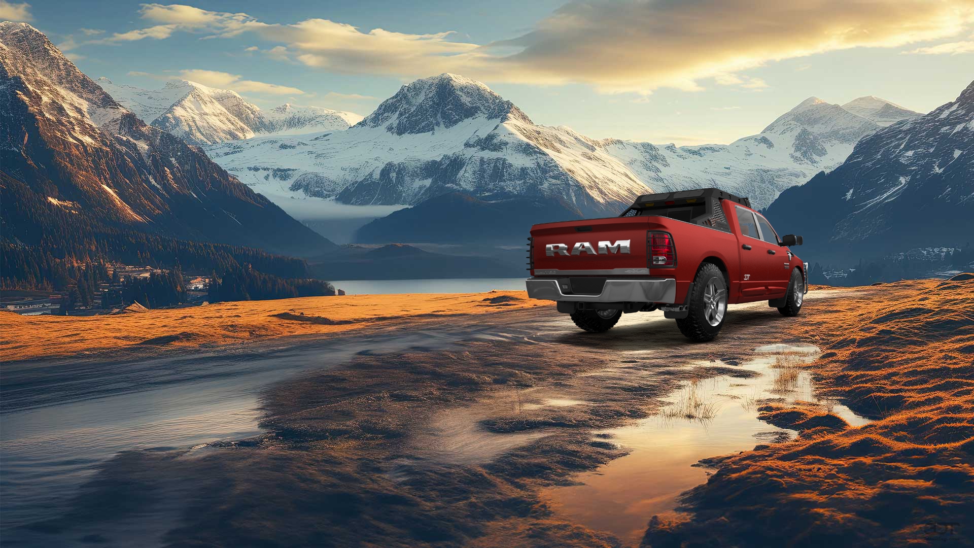 Dodge Ram 1500 5.7' box 4 Door pickup truck 2010 tuning