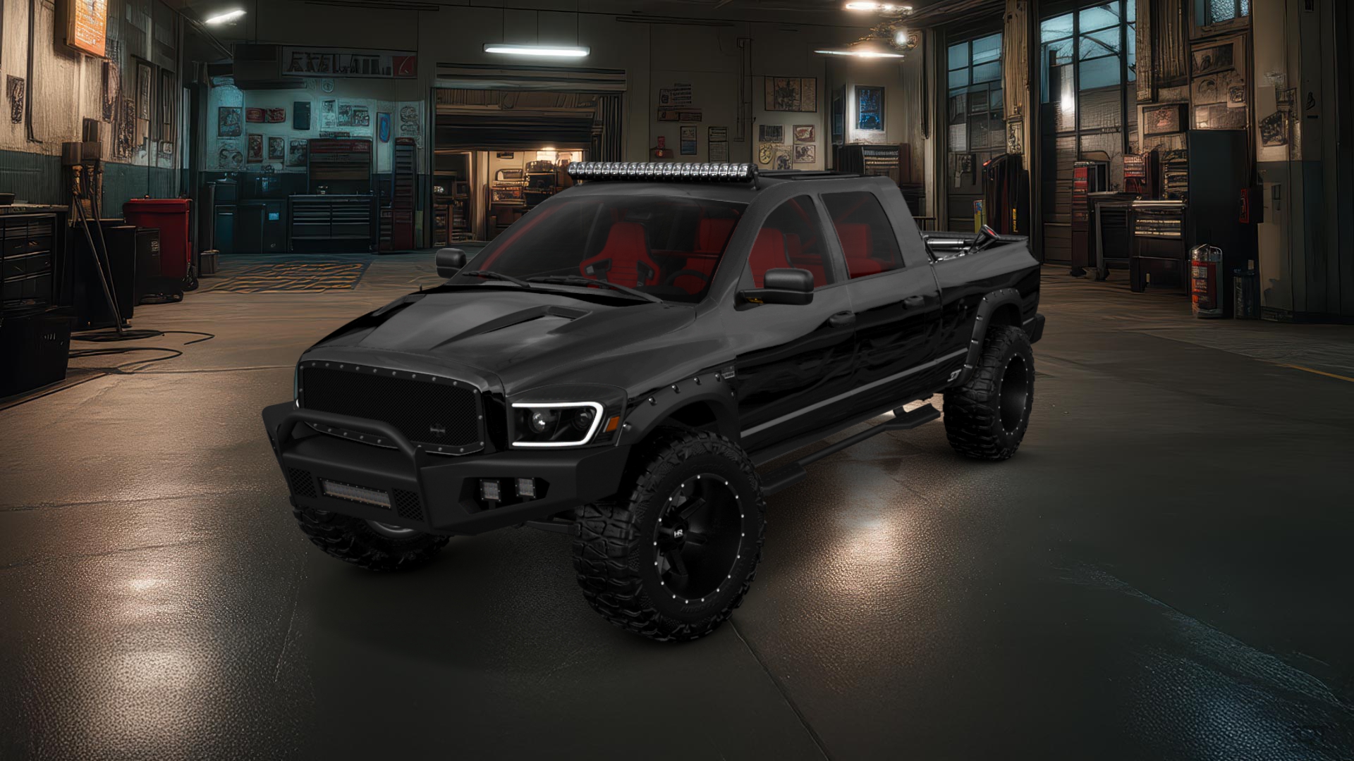 Dodge Ram 2500 4 Door pickup truck 2007 tuning