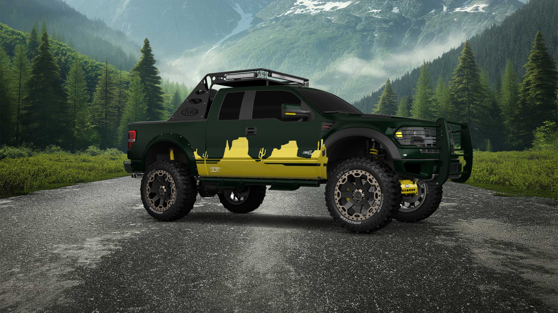 Ford F-150 SVT Raptor 2 Door pickup truck 2010 tuning