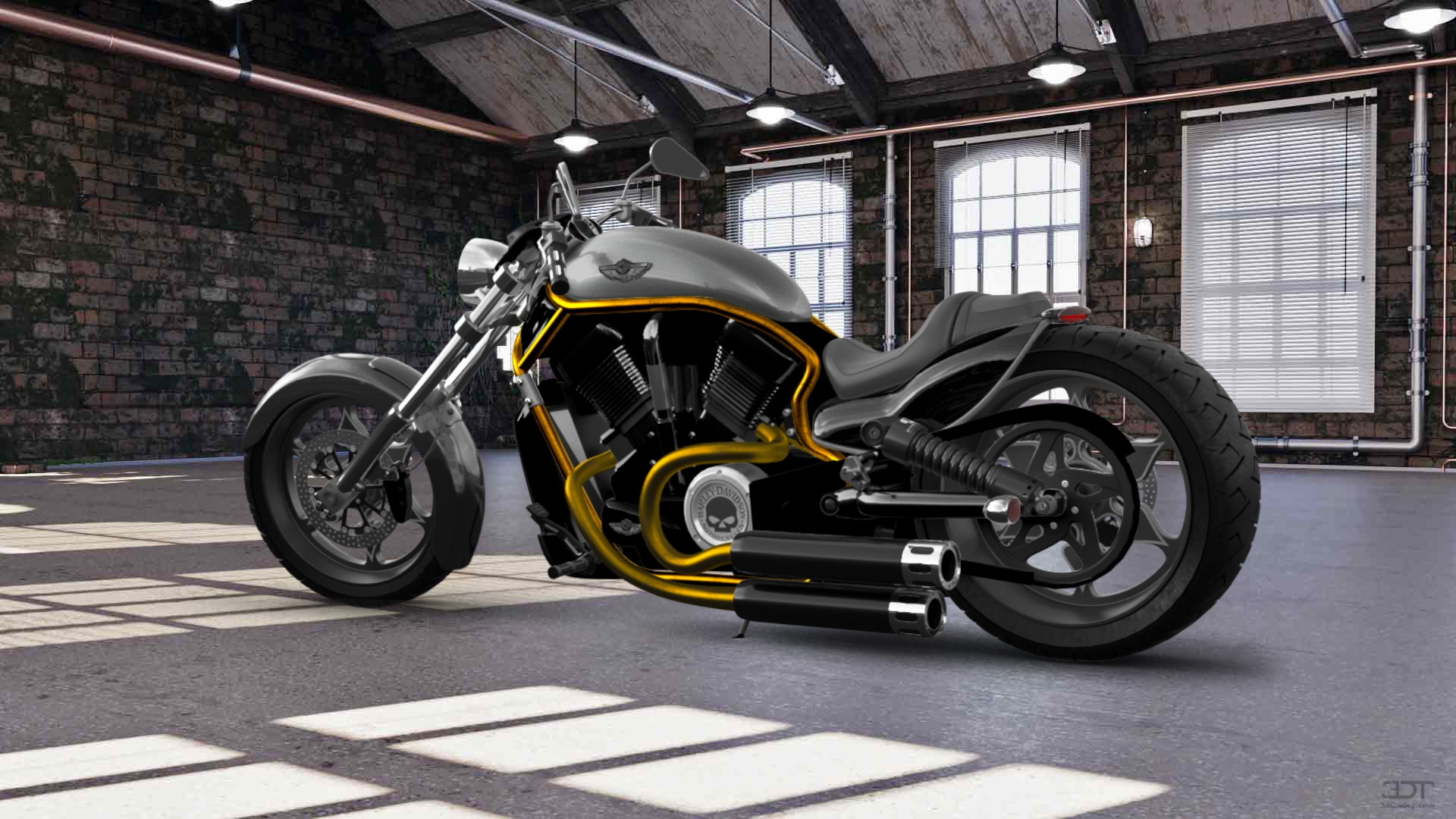 Harley-Davidson Custom Chopper Cruiser 2011