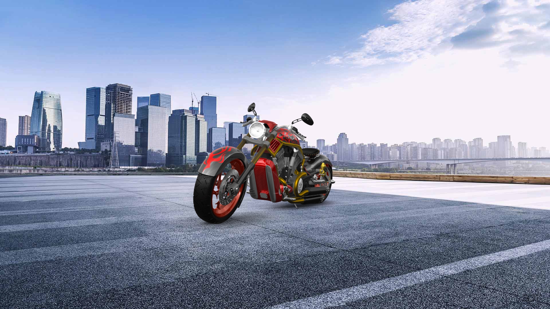 Harley-Davidson Custom Chopper Cruiser 2011