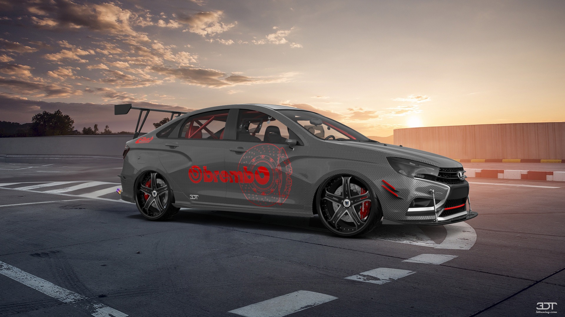 Lada Vesta 4 Door Saloon 2016 tuning