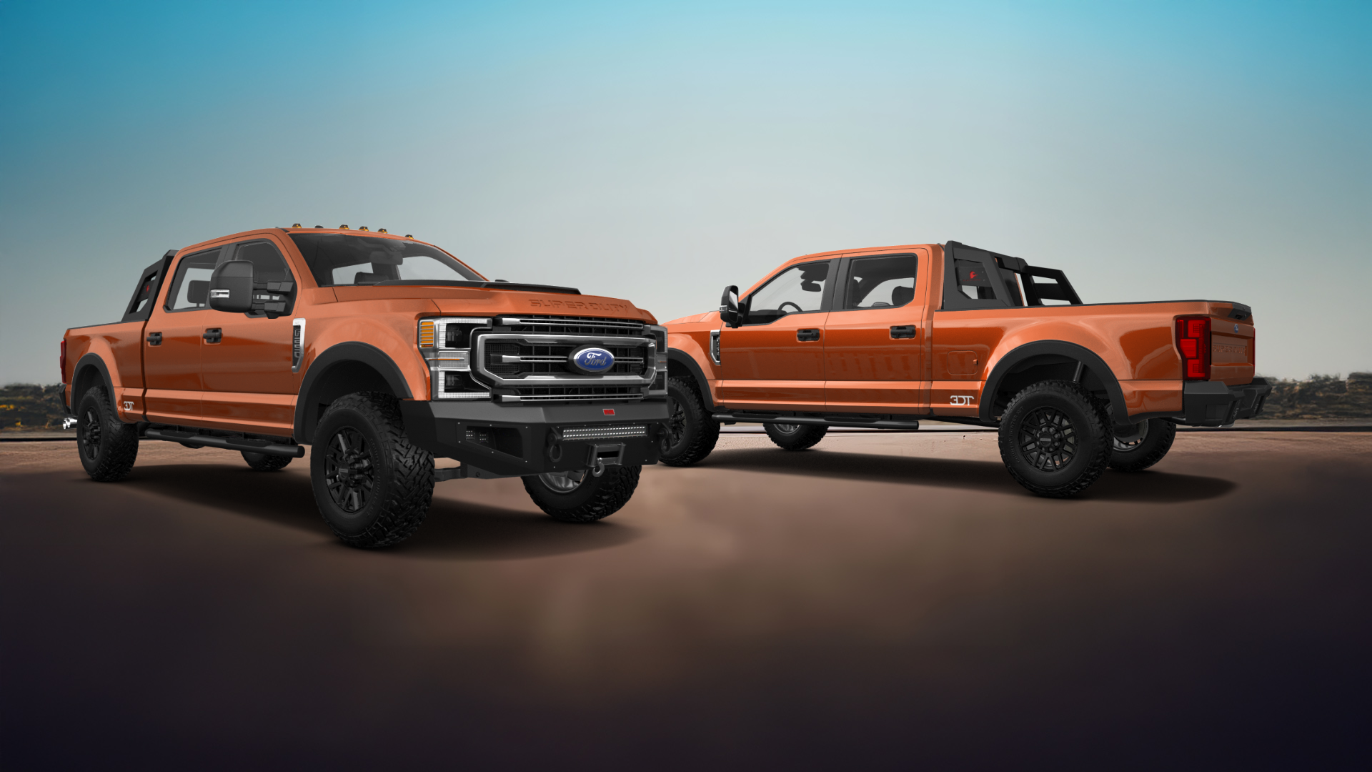 Ford F-250 4 Door pickup truck 2021 tuning