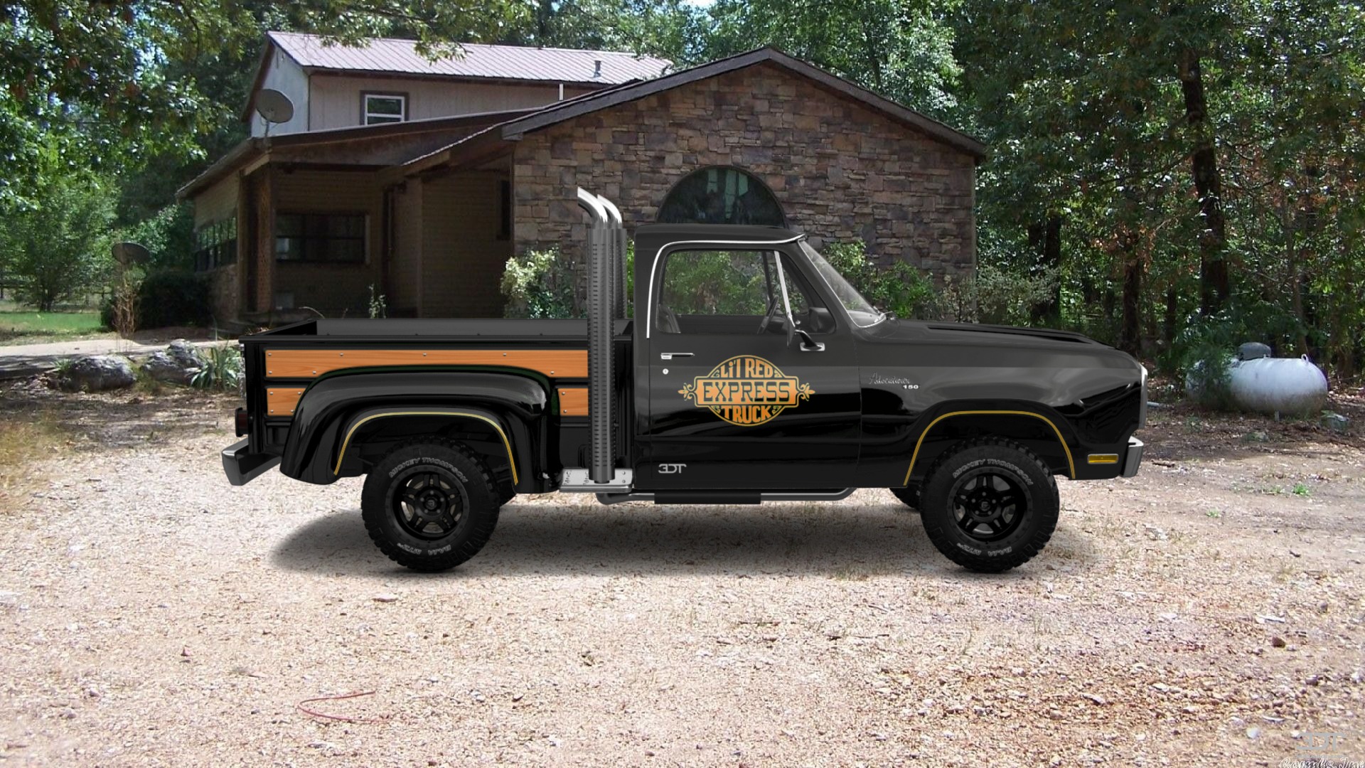 Dodge Lil Red Express 2 Door pickup truck 1978 图片