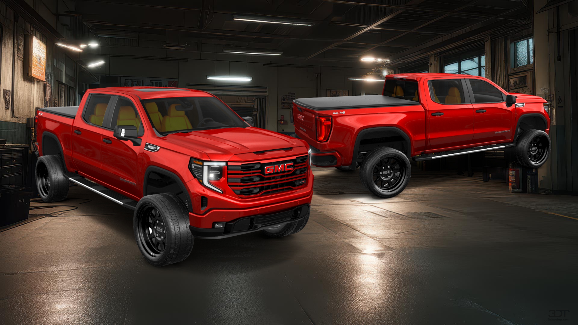 GMC Sierra 1500 Crew Cab 5.8 ft box 4 Door pickup truck 2023 tuning