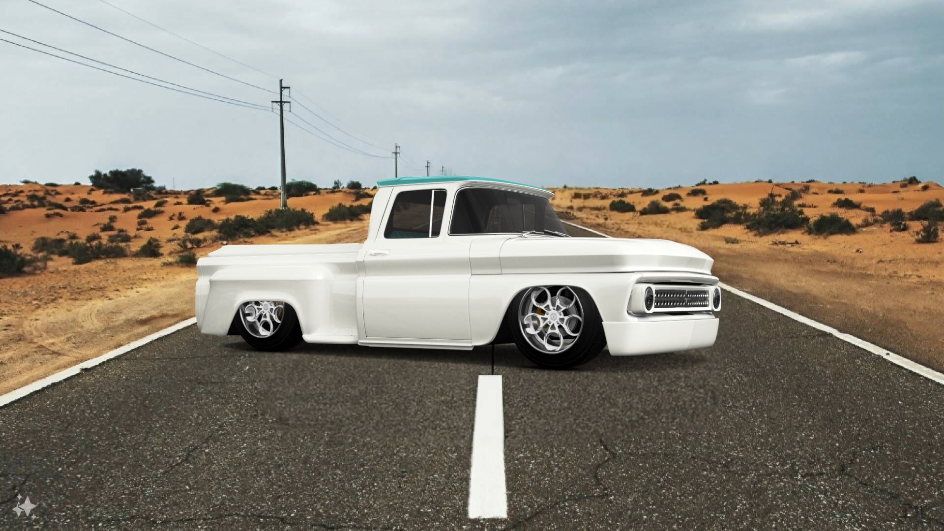 Chevrolet C-10 Stepside 2 Door pickup truck 1963 tuning