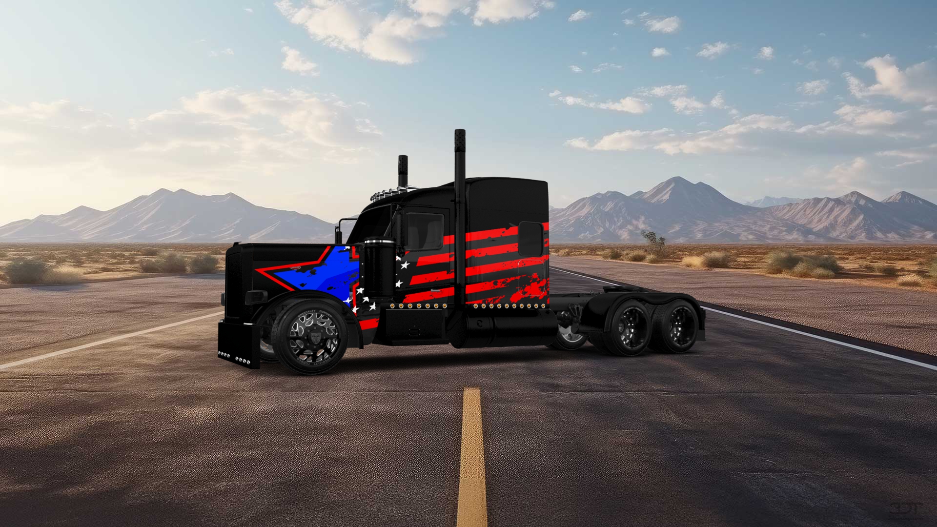 Peterbilt 589 Sleeper Cab Truck 2024 tuning
