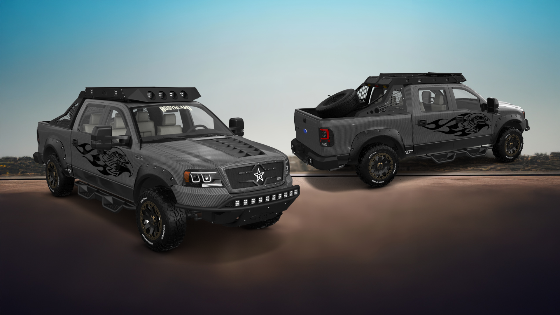 Ford F-150 SuperCrew 4 Door pickup truck 2004 Images