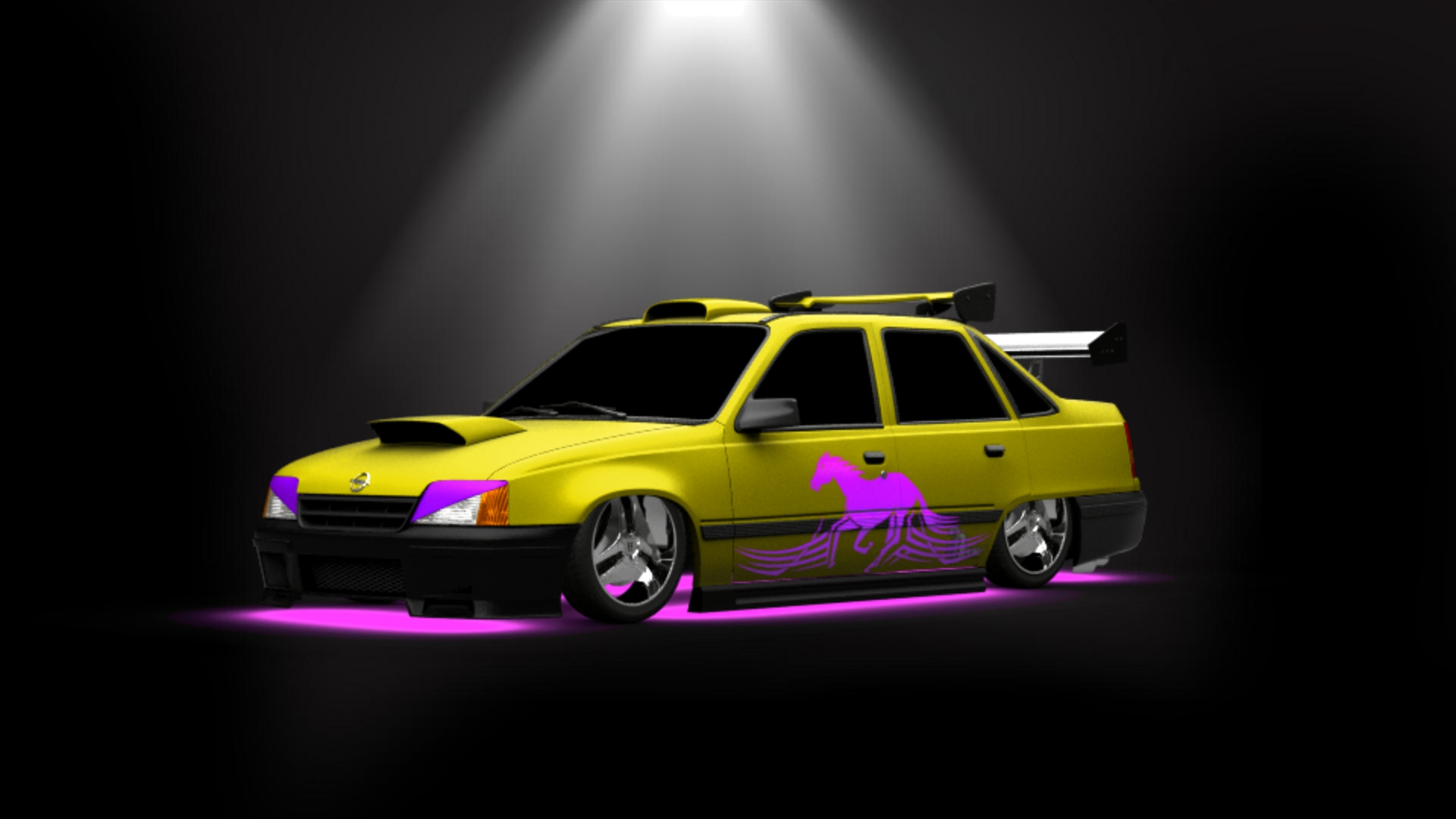 Opel Kadett E Sedan 1984 tuning