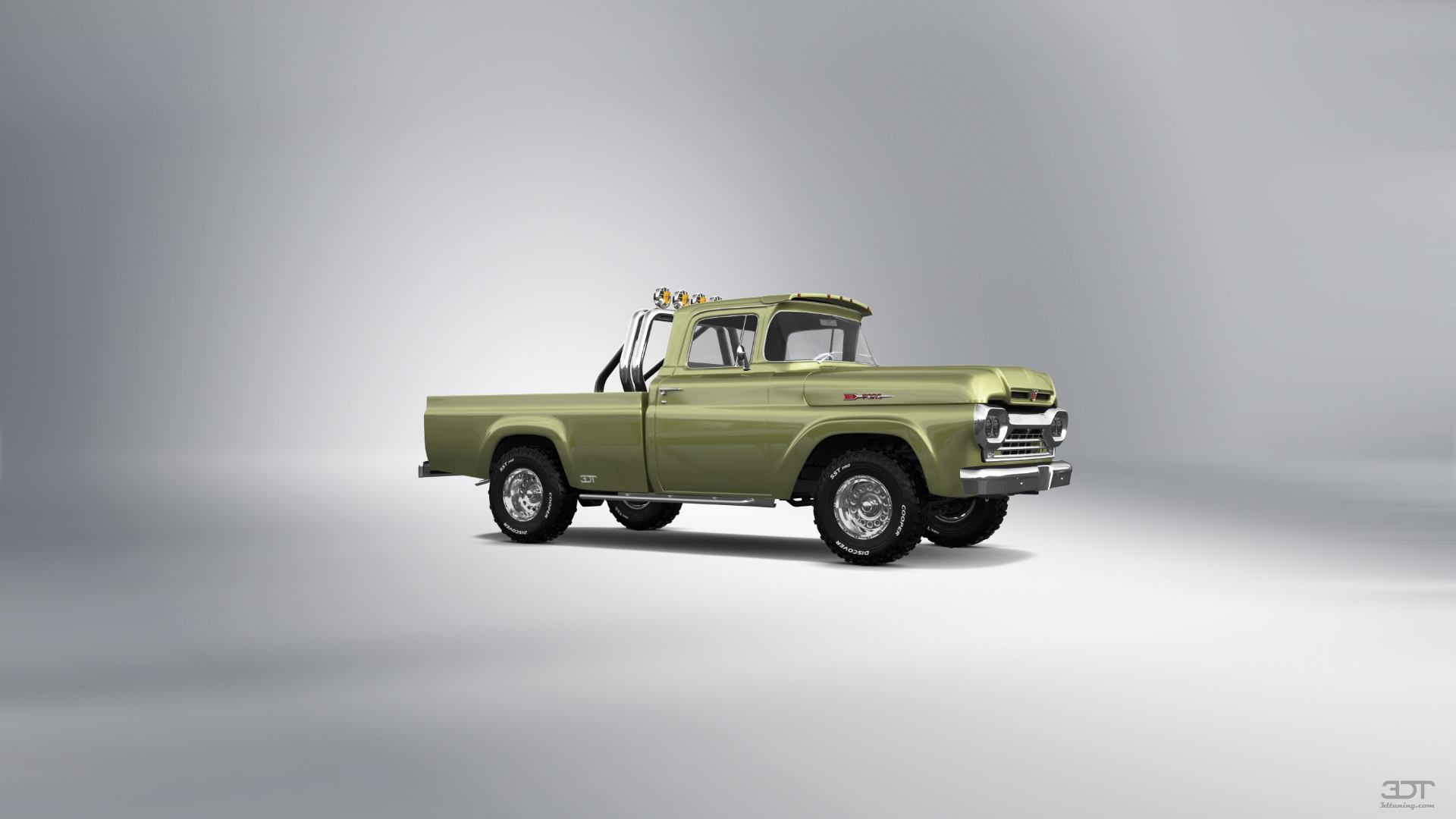 Ford F-100 2 Door pickup truck 1960 tuning