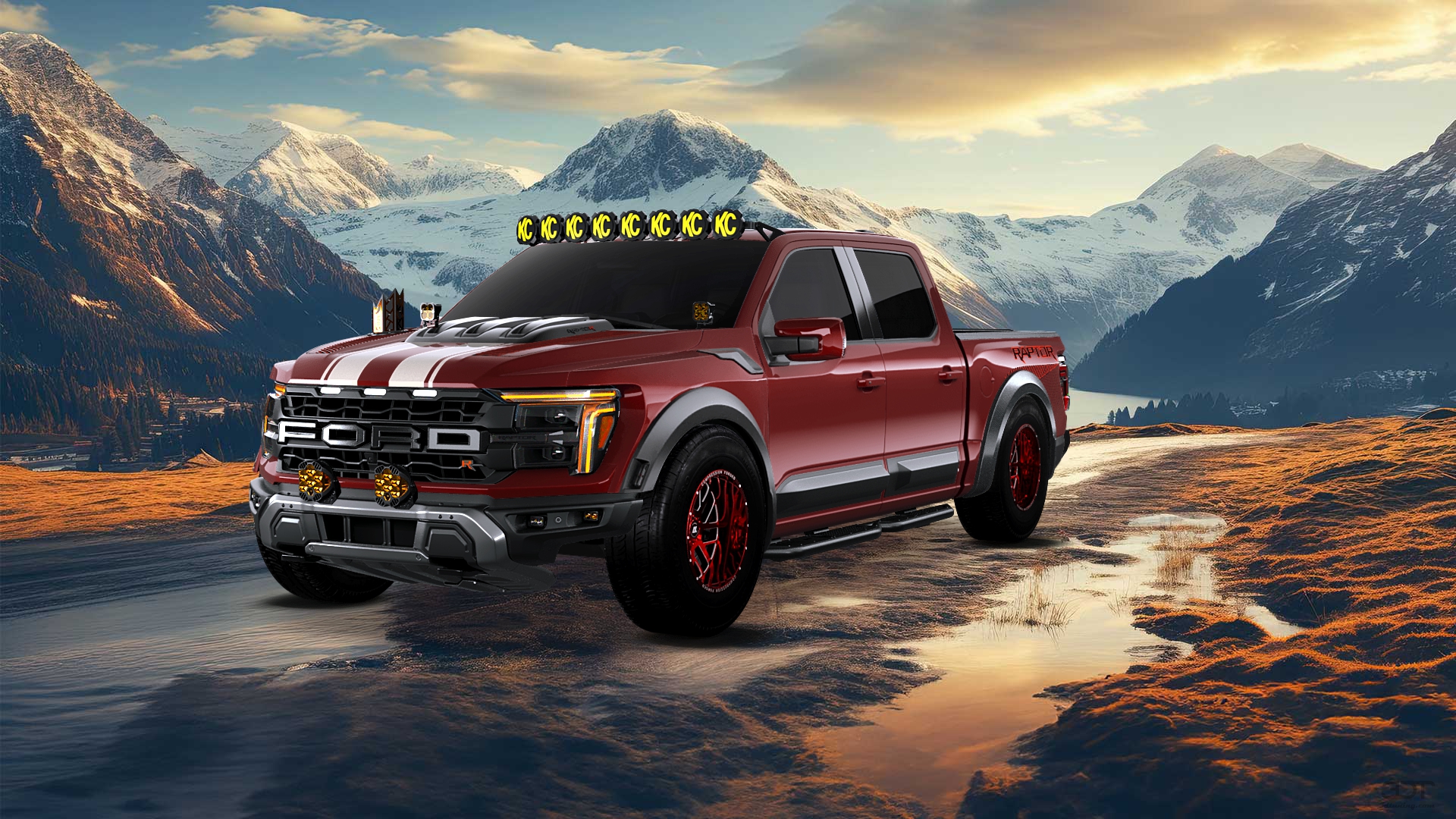 Ford F-150 Raptor 4 Door pickup truck 2024 tuning