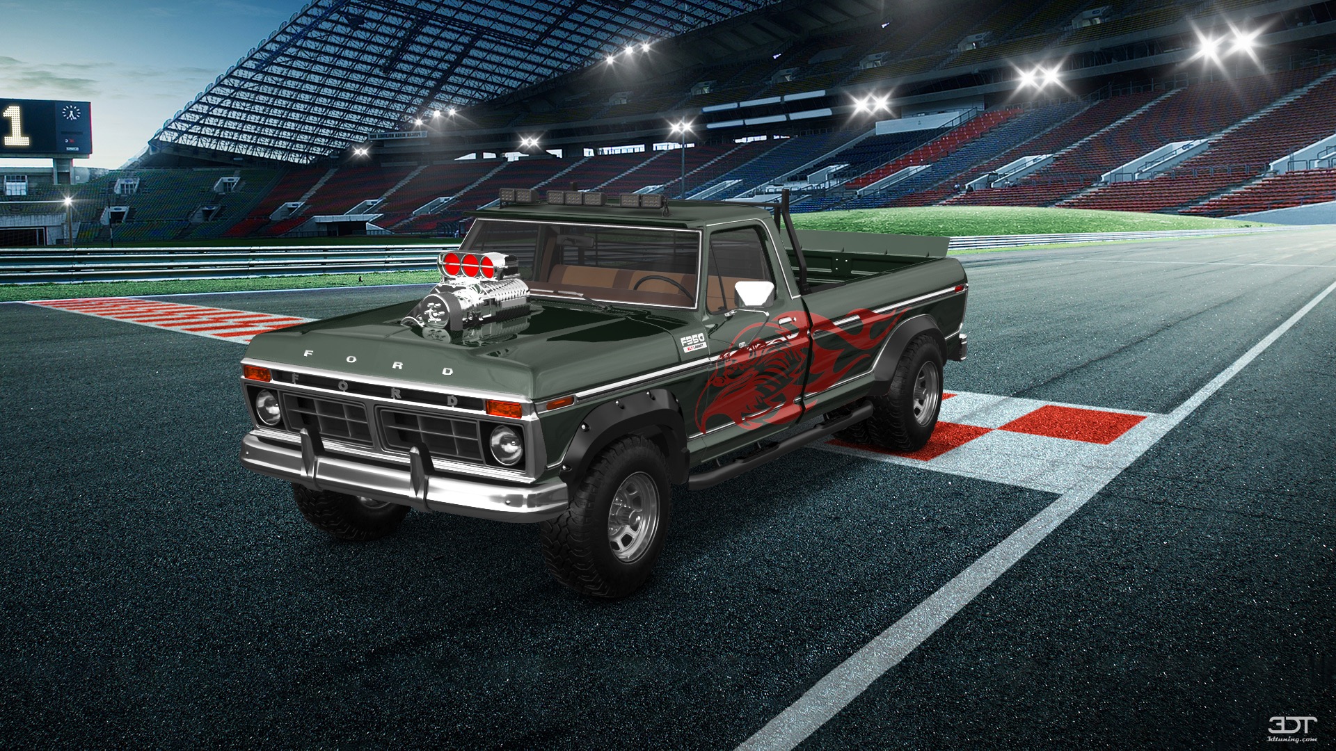 Ford F-350 Dually 2 Door pickup truck 1974
