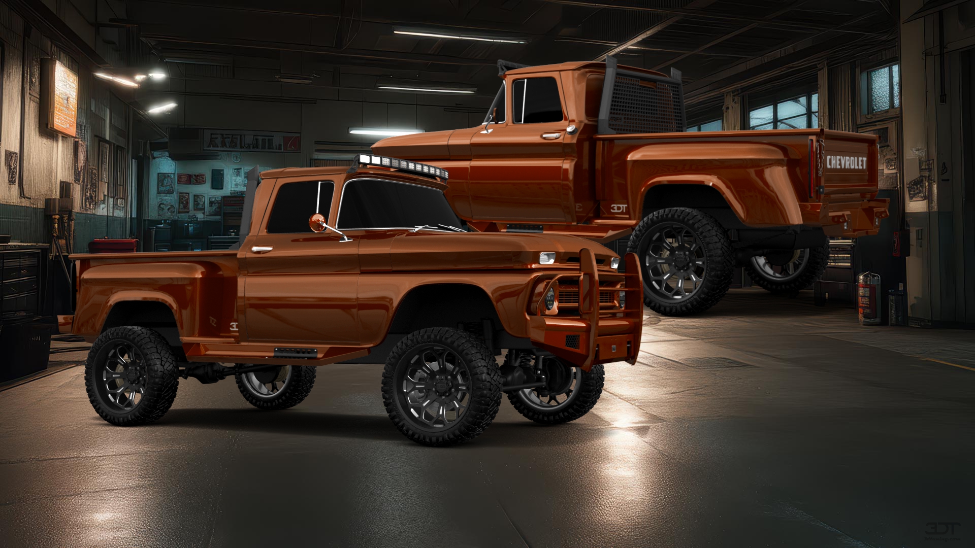 Chevrolet C-10 Stepside 2 Door pickup truck 1963 tuning