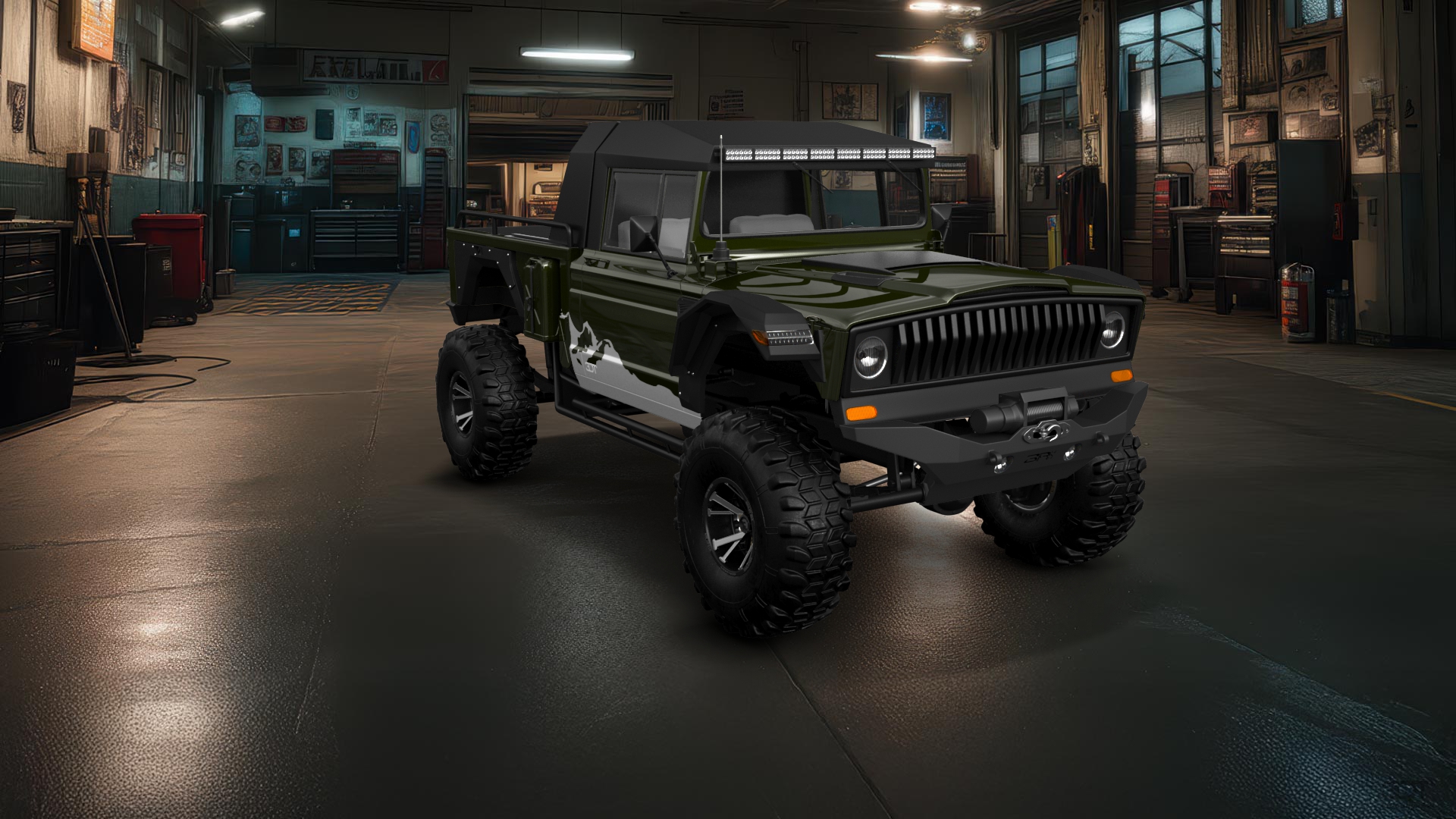 Jeep Kaiser M715 2 Door pickup truck 1968 tuning