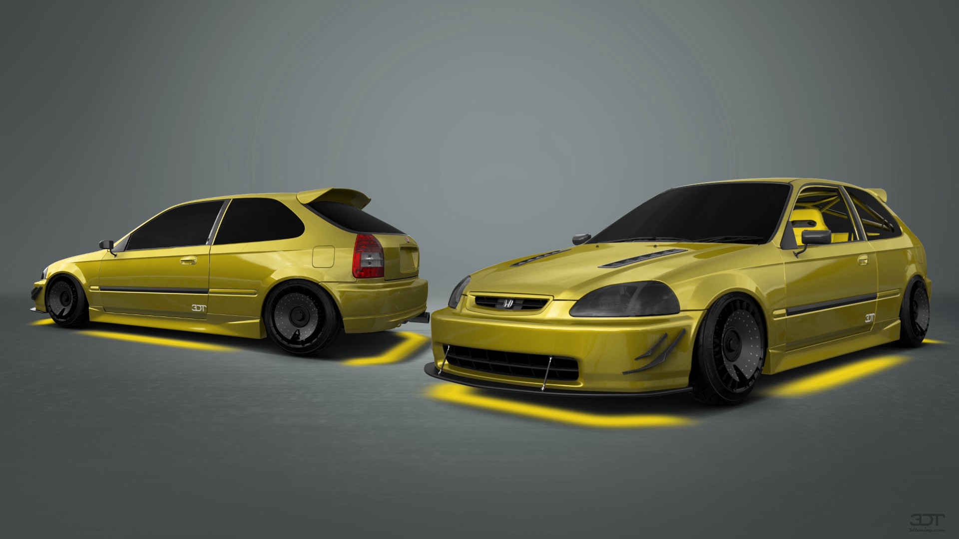 Honda Civic 3 Door Hatchback 1997 tuning