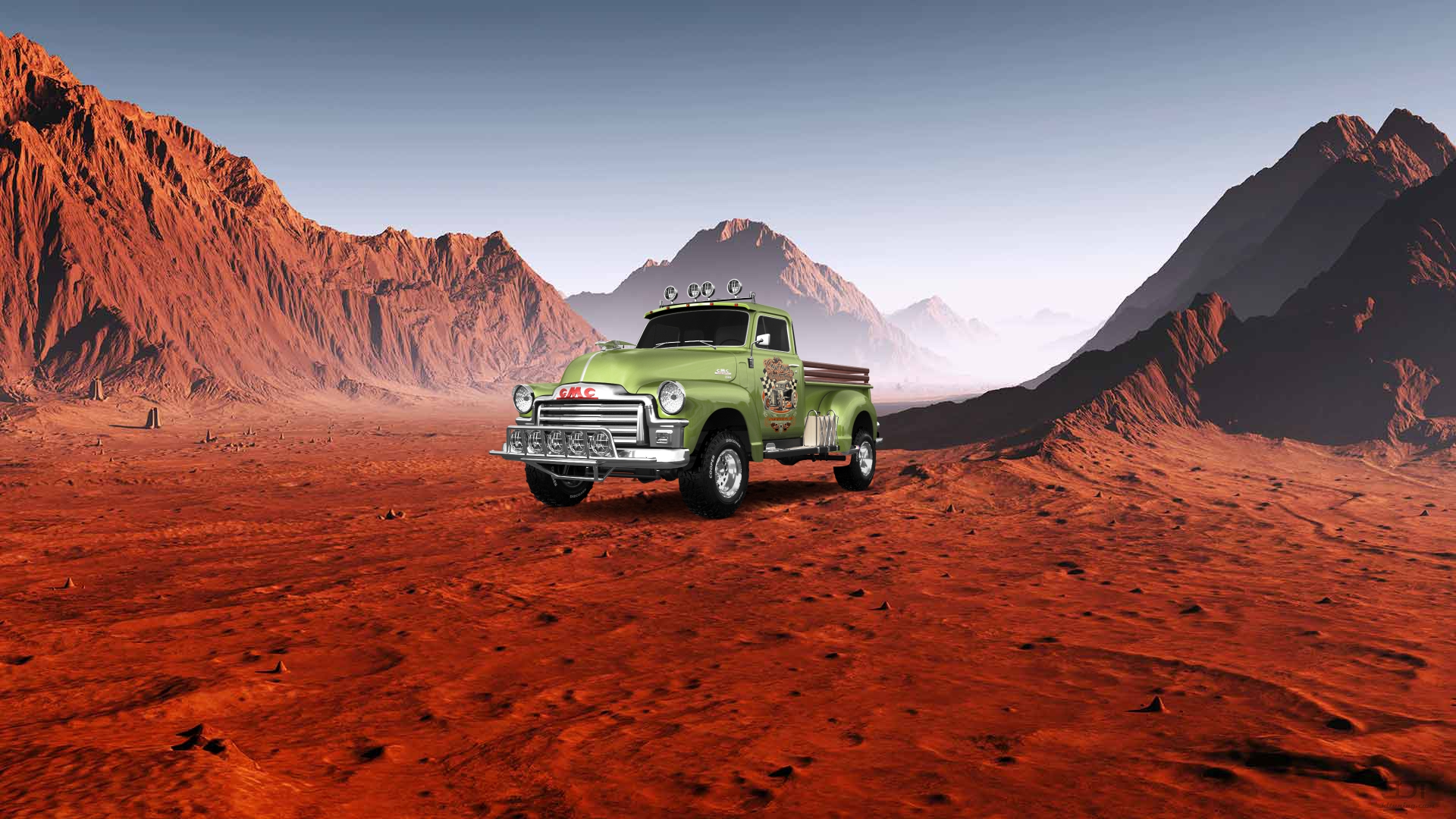 GMC 100 Stepside 2 Door pickup truck 1954 tuning