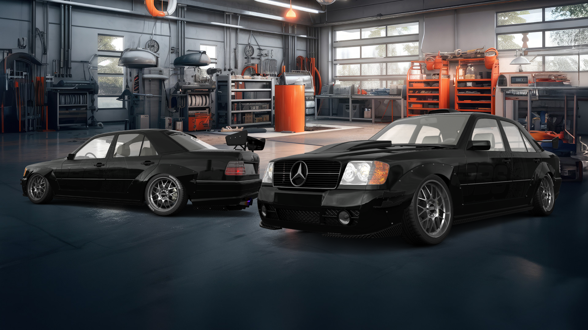 Mercedes E-Class Sedan 1984 tuning