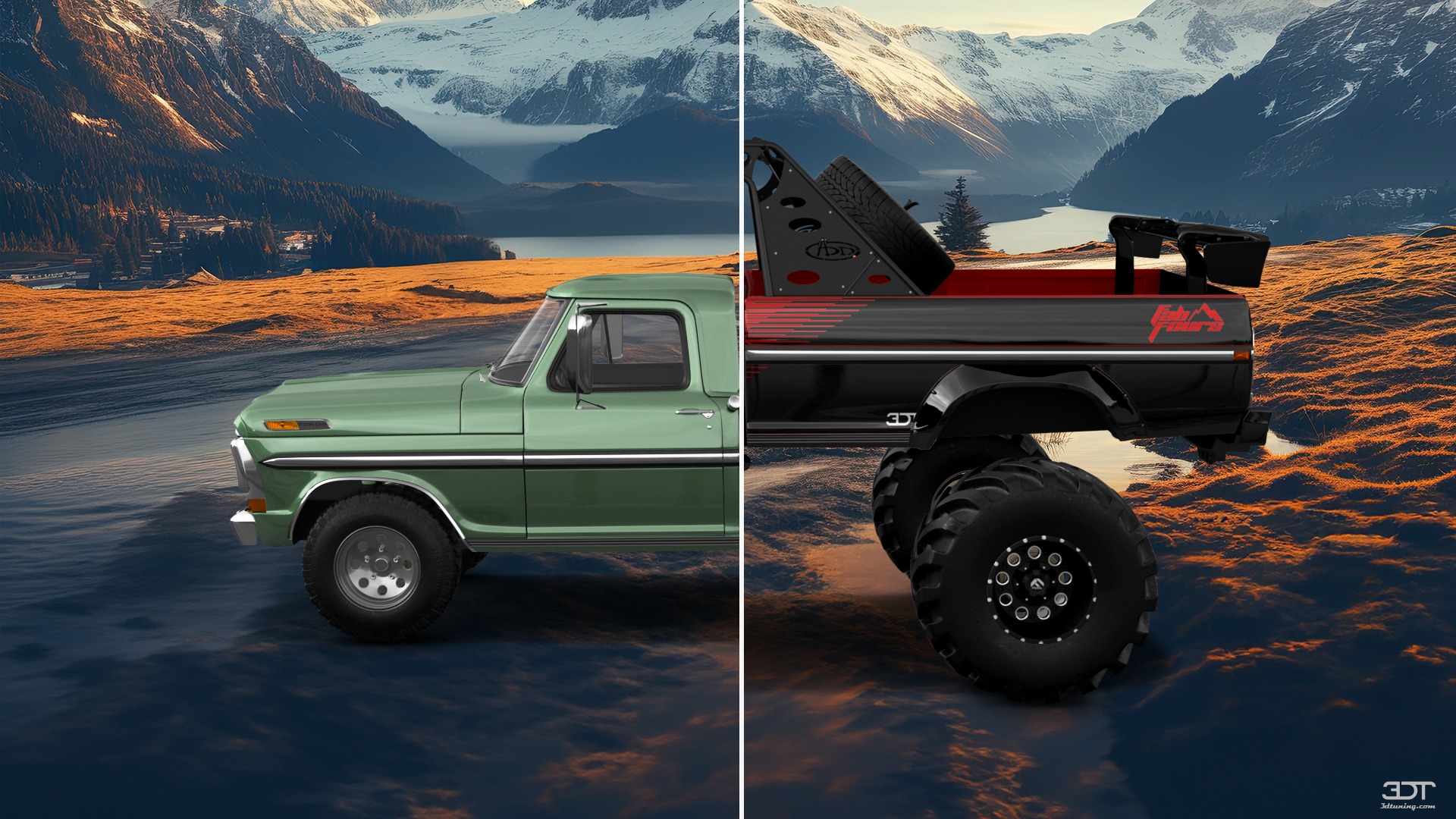 Ford F-250 2 Door pickup truck 1971 Images