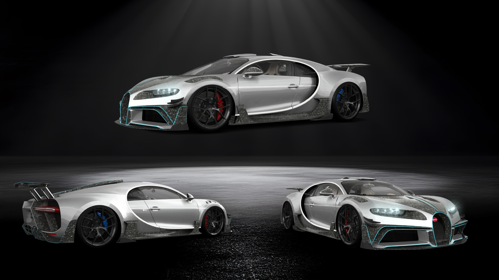 Bugatti Chiron 2 Door Coupe 2016 tuning