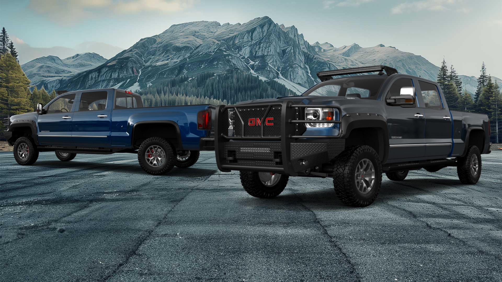 GMC Sierra 1500 Crew Cab 6.5ft box 4 Door Truck 2014 tuning