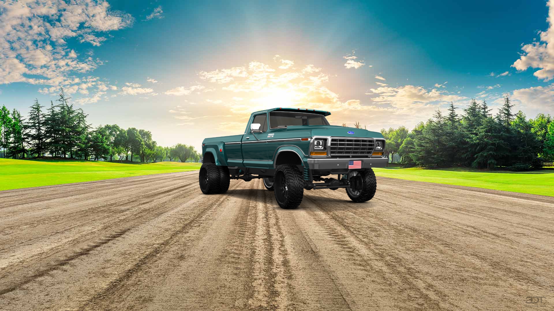 Ford F-350 Dually Regular Cab 2 Door pickup truck 1978