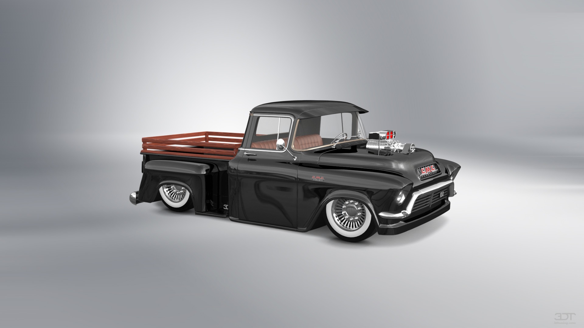 GMC 100 Stepside 2 Door pickup truck 1957 tuning