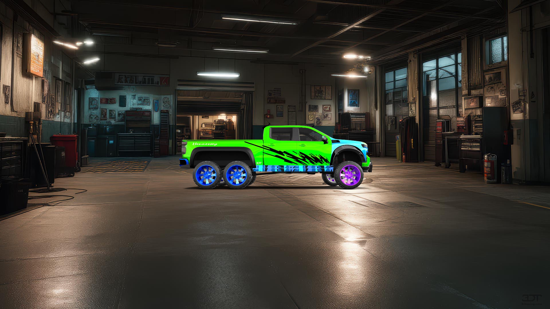 Chevrolet Silverado Hennessey Goliath 6X6 Truck 2020 tuning