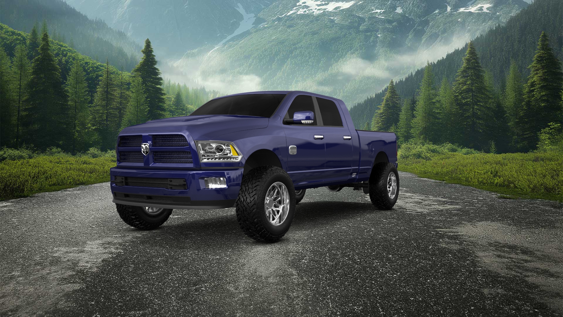 Dodge Ram 2500 Mega Cab 6.4 ft box 4 Door pickup truck 2010 tuning