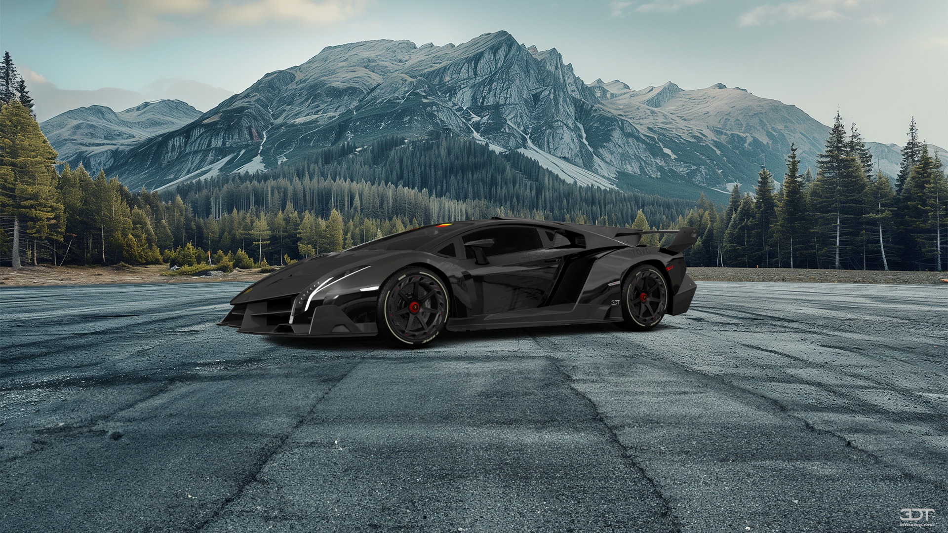 Lamborghini Veneno 2 Door Coupe 2013 tuning