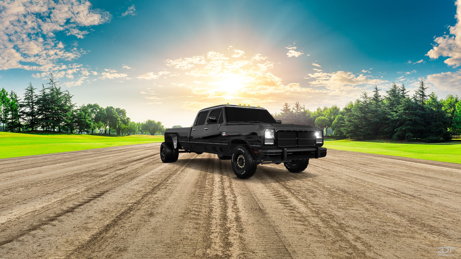 Dodge Ram 350 4 Door pickup truck 1991