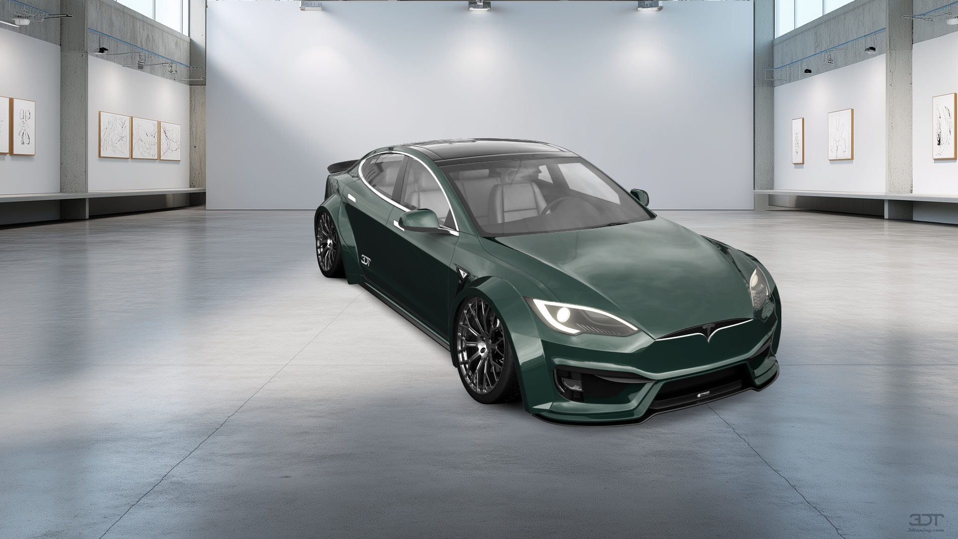 Tesla Model S 5 Door Liftback 2013 tuning